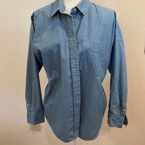 EVERLANE Denim Shirt Size 10